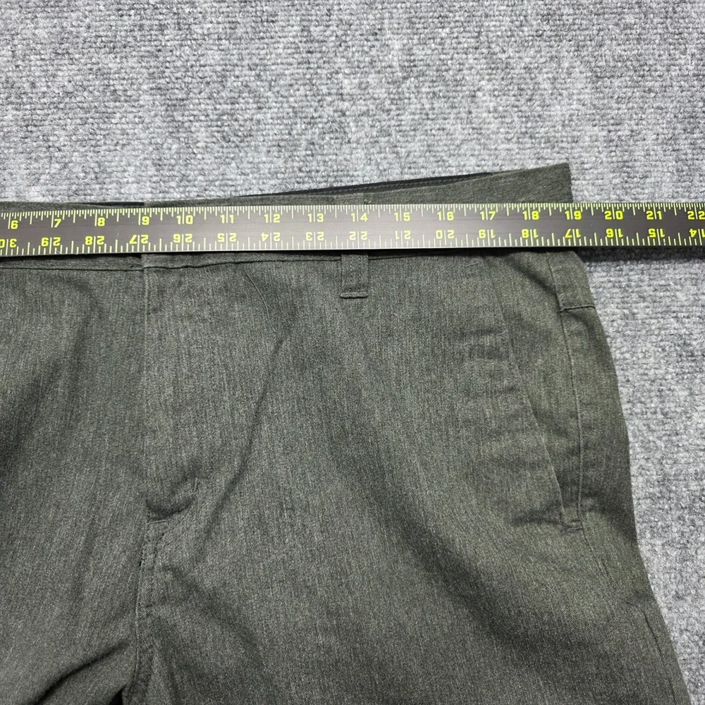 Volcom Vmonty‎ Modern Stretch Chino Pants Men's 36 Heather Olive Green A11313S1